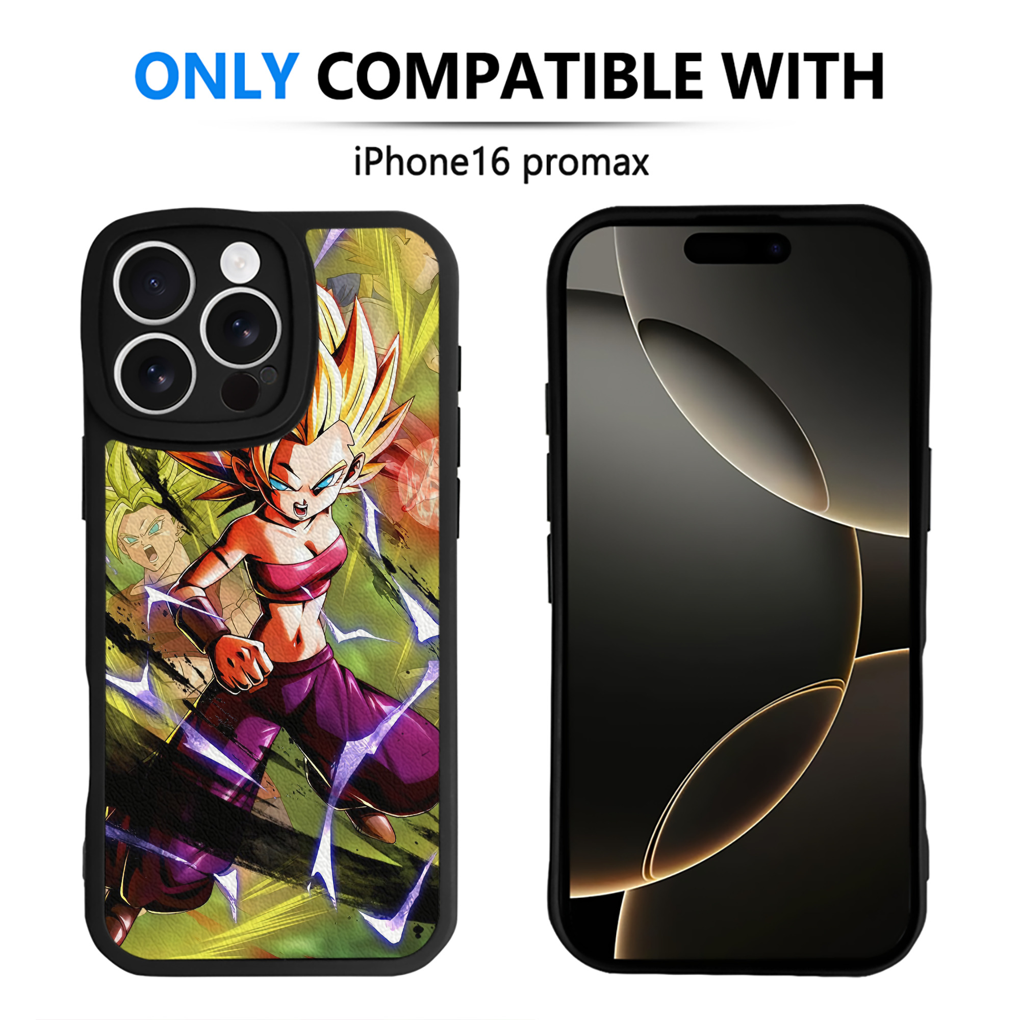 （画像用） ドラゴンボール DRAGON BALL 【iPhone 16シリーズ対応】シリコンスマホケース（レザー調） 材質：シリコン